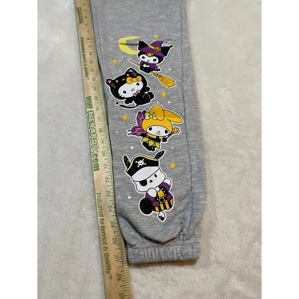 Hello Kitty and Friends Halloween Hoodie and Joggers Set Gray Youth? M/XS